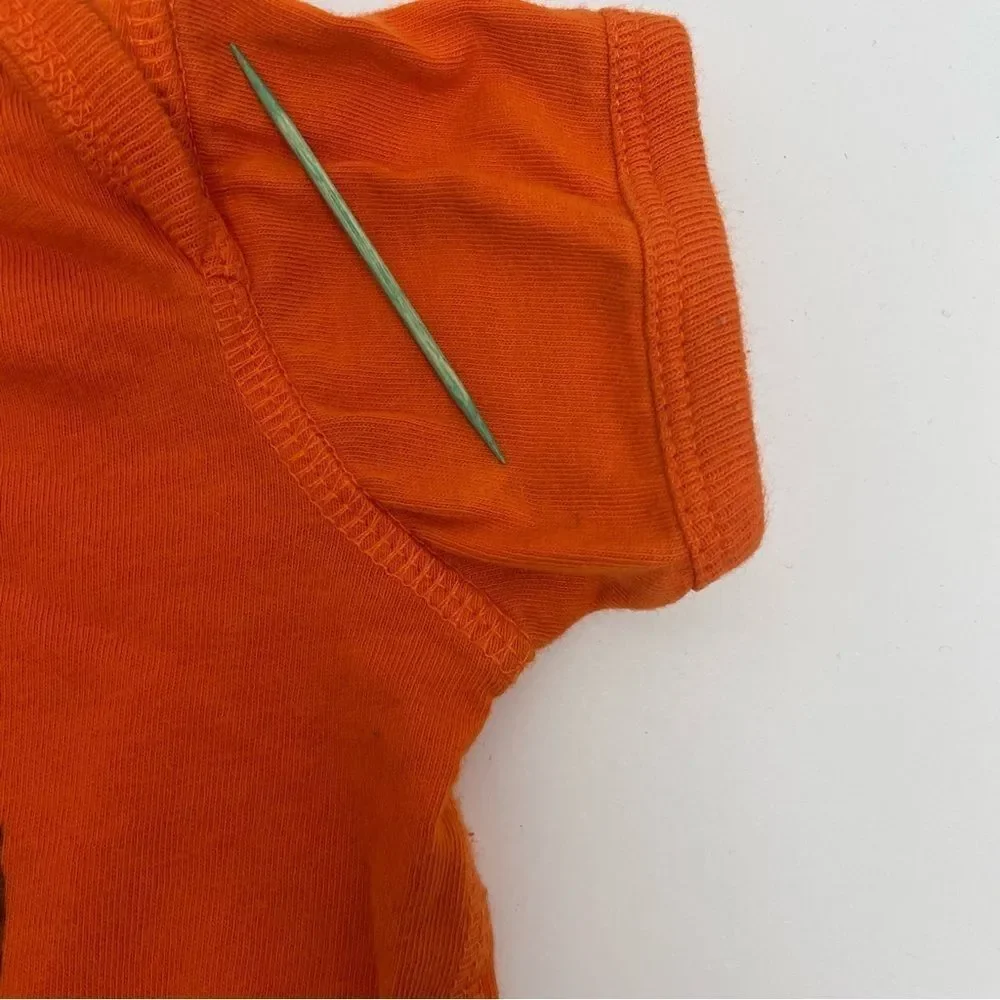 Rabbit Skins Onesie Future Hunting Buddy Orange & Black Baby Boy Size 6 months